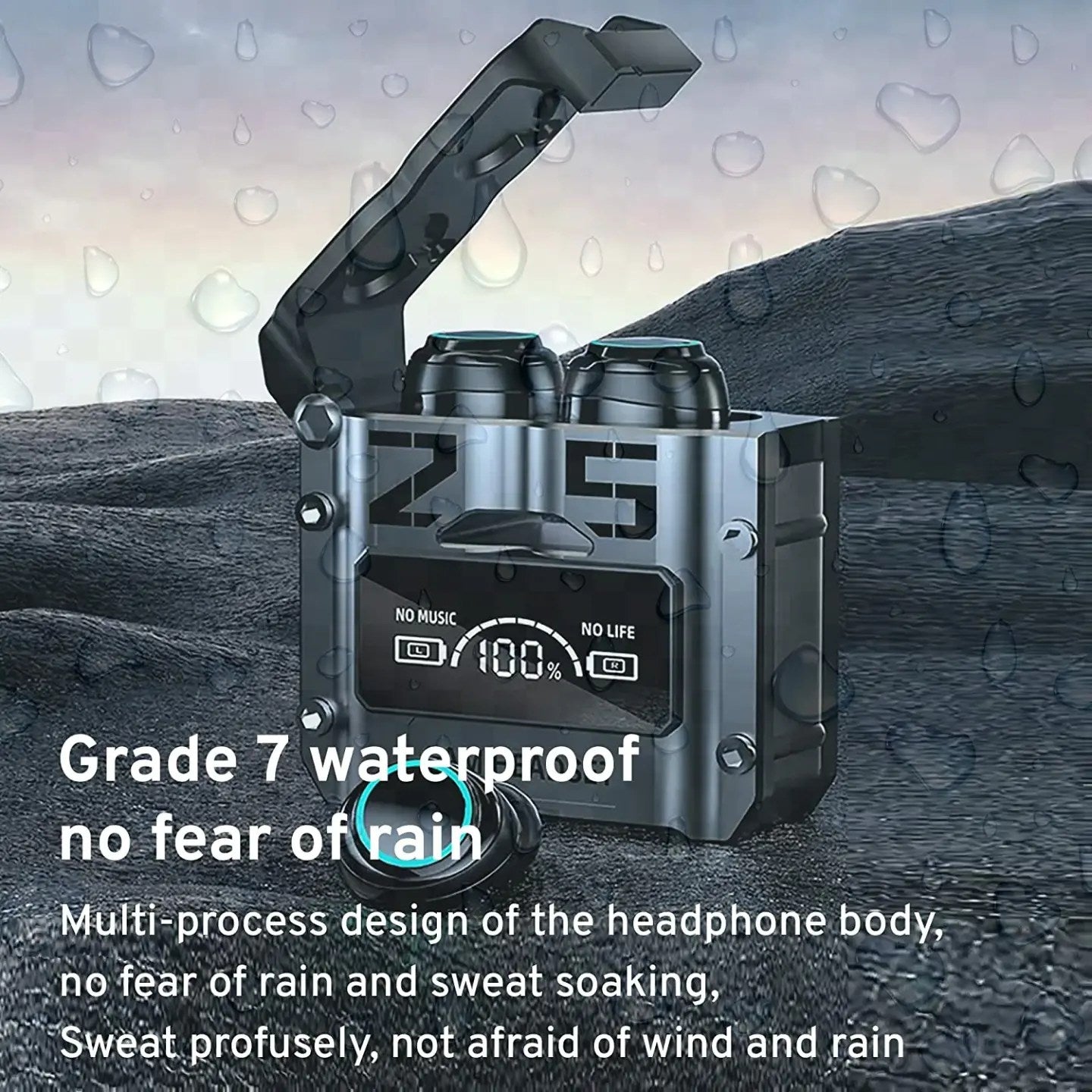 M25 Wireless Ear Buds 9D sound Bluetooth v5.3 Earbuds Build in Power Bank