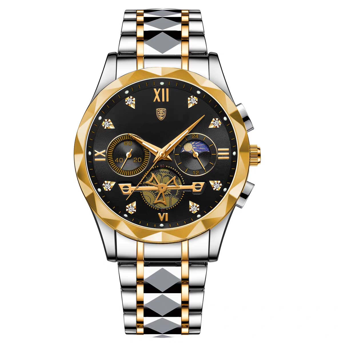 VIP Dinar Brand Men's Business Waterproof Chronograph Wrist Watch