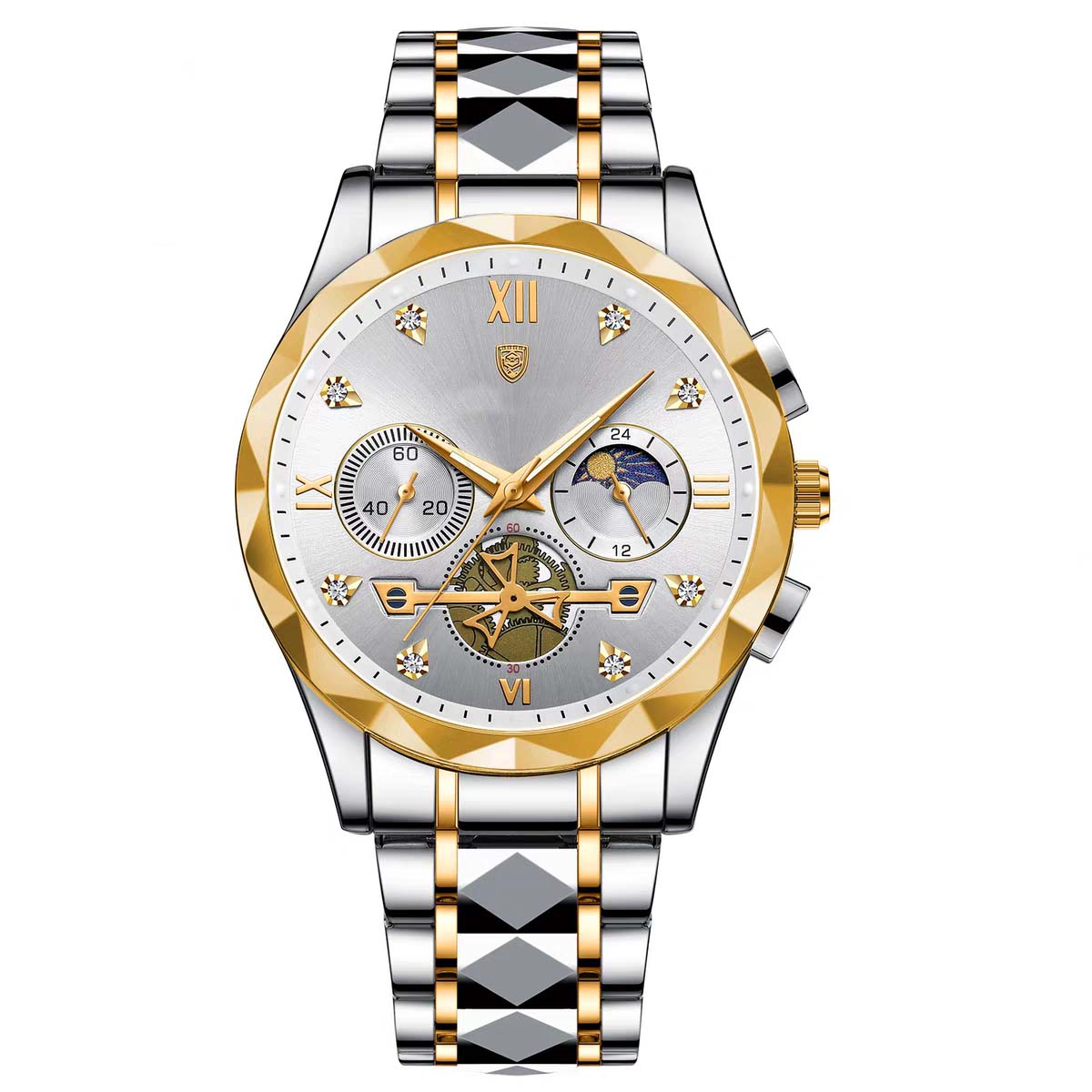 VIP Dinar Brand Men's Business Waterproof Chronograph Wrist Watch