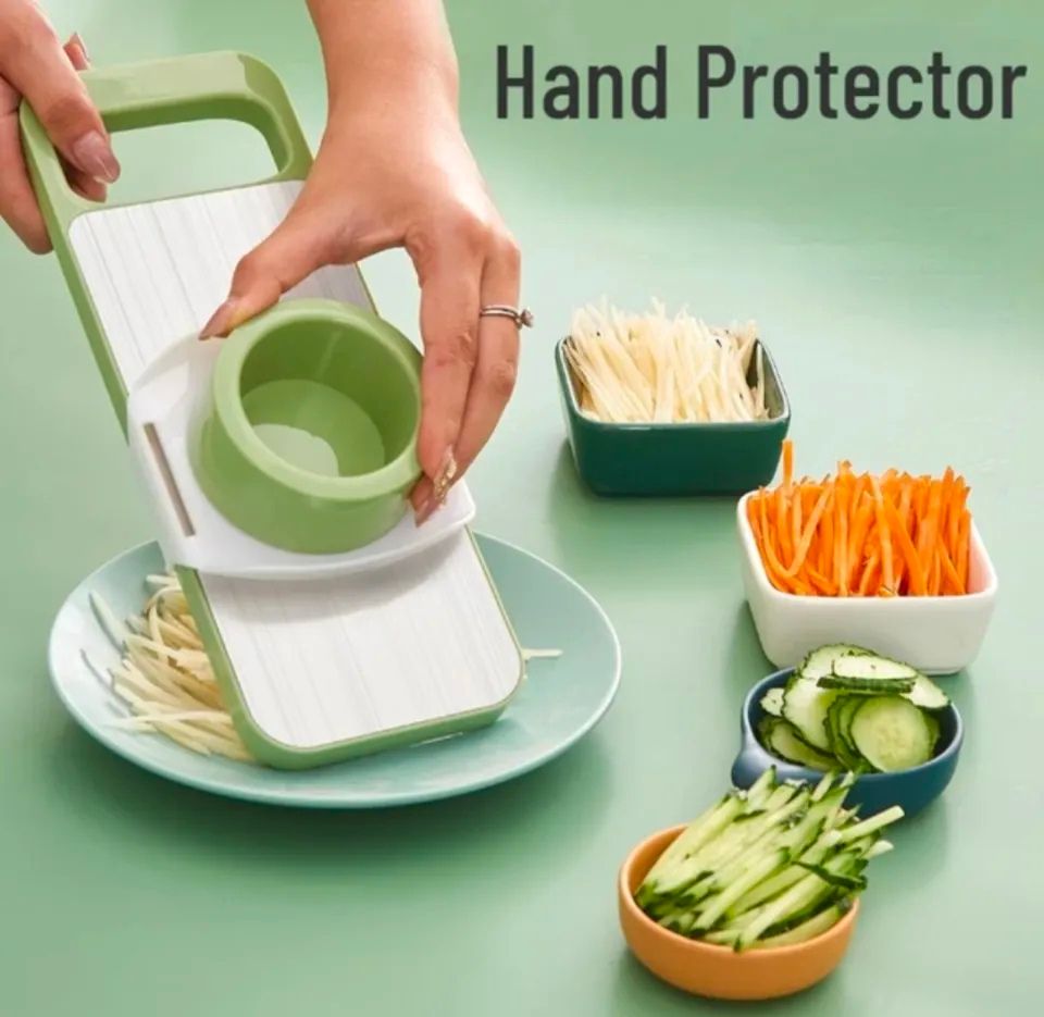 5 In 1 Vegetable Stainless Steel Slicer Cutter
