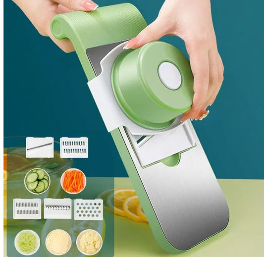 5 In 1 Vegetable Stainless Steel Slicer Cutter