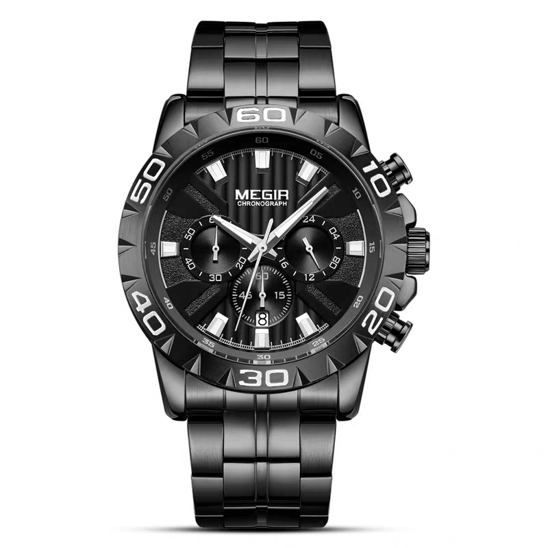 MEGIR 6080 Creative Men Waterproof Chronograph Watch