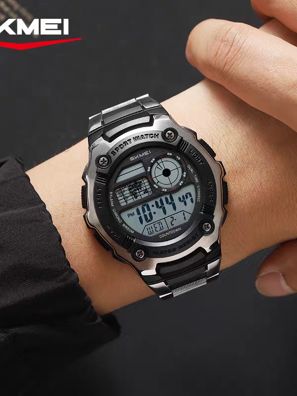 SKMEI Waterproof Stainless Steel Chronograph Watch